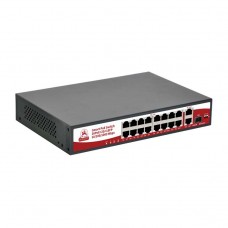 SarmatT SR-PS1621GBL 18 портовый неуправляемый РоЕ коммутатор