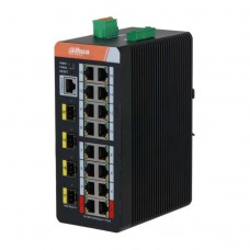 Dahua DH-IS4420-16GT-240 Коммутатор с PoE 16-портовый гигабитный управляемый, промышленное исполнени